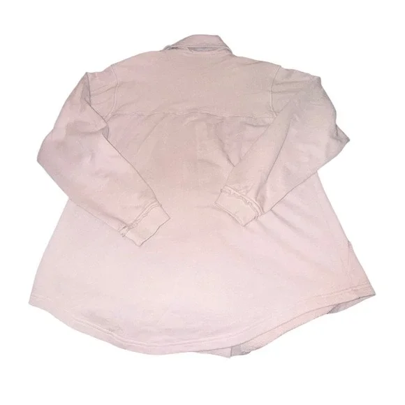 Gentle Fawn Women Pink Knit Button Down Shacket Shirt Jacket Size M Collared - Picture 2 of 7